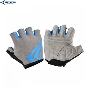Gants de cyclisme professionnels pour VTT et vélo de route, été, en PU, respirants, légers, antidérapants, antichocs, avec rembourrage en gel, mi-doigts - Product Image 4
