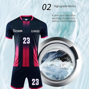 เสื้อฟุตบอลแบบซับลิเมชั่นสั่งทำพิเศษ ปี 2026 - ชุดฟุตบอลผู้ชายสไตล์เรโทรคุณภาพสูง น้ำหนักเบา ระบายอากาศได้ดี เหมาะสำหรับการฝึกซ้อมทีม - Product Image 4