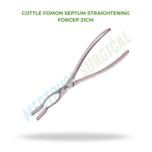 Forceps de redressement du septum Cottle Fomon 21 cm, instrument chirurgical ORL pour la correction du septum nasal - Product Image 2