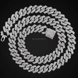 Fine <b>Islamic</b> Hiphop Rope Chain Necklace Custom 14k White Gold Plated Diamond Pendant Party Engagement IGI Certified <b>Gift</b> <b>Men</b> - Product Image 6