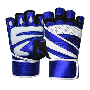 Gants de fitness en cuir pour la musculation, avec support complet du poignet, fermeture à lacets, logo personnalisé, pour hommes et femmes, légers - Product Image 6