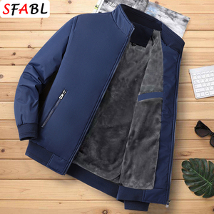 Chaqueta Casual Térmica de Invierno para Hombre, Forro Polar, Chaqueta de Negocios, Parka de Lujo, Tallas L-3XL - Product Image 1