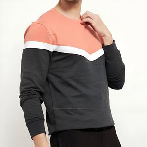 เสื้อสเวตเชิ้ตคอกลมทรงโอเวอร์ไซส์สำหรับผู้ชาย ผ้าคอตตอนผสมขนแกะ แขนยาว สไตล์ลำลอง สตรีทแวร์ สำหรับฤดูหนาว ขายส่ง OEM - Product Image 3