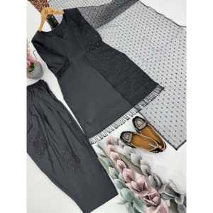 Top y parte inferior hermosos del desgaste del Partido de las mujeres con el sistema de Dupatta - Product Image 2