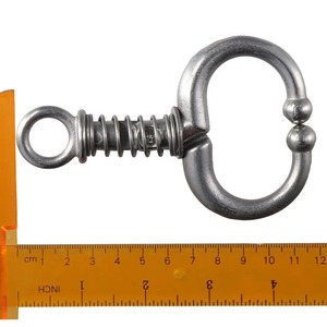 <b>Silver</b> Cow <b>Nose</b> <b>Ring</b> Stainless Steel Automatic Locking Spring Bullnose Pliers Bull <b>Nose</b> Lead Farming Husbandry Accessory - Product Image 2