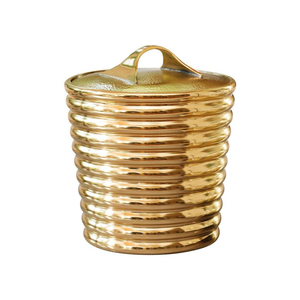Luxury Hammered Stainless Steel <b>Ice</b> <b>Bucket</b> <b>With</b> <b>Lid</b> And Decorative Bird Handle Barware For Entertaining And <b>Ice</b> Preservation - Product Image 3