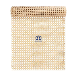 สินค้าขายดี ผ้าหวายสีเบจลายสี่เหลี่ยม รุ่นบลูโลตัส เป็นมิตรต่อสิ่งแวดล้อม สำหรับเก้าอี้ ตู้  งานสานแบบเฉียง - Product Image 1