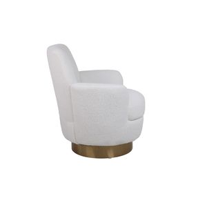Poltrona Girevole Teddy, Comoda Sedia da Lettura per Soggiorno e Camera da Letto, Poltrona con Braccioli - Product Image 4