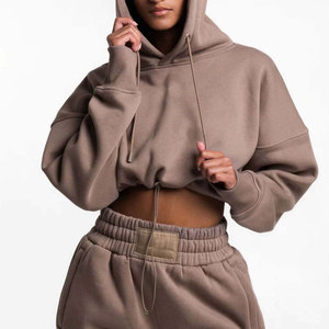Men's Hooded Sweatshirt <b>Set</b> Solid Color French Terry Casual Jogging Pants Autumn Wear - Product Image 3