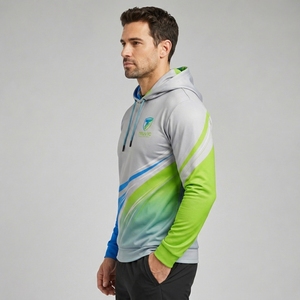 Sudadera con Capucha Sublimada para Hombre, Sudadera de Forro Polar con Logotipo Personalizado, Sudadera Informal de Invierno para Hombre - Product Image 6