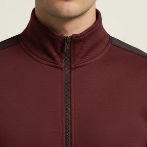 Ensemble de survêtement noir en polyester coupe ajustée pour la gym, fournisseur de logos personnalisés - Product Image 5