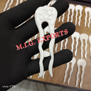 Buffalo Natural Bone <b>Hair</b> <b>Pin</b>/stick Eco-Friendly and New style 2026 year <b>for</b> Bone <b>hair</b> <b>pins</b> are used to secure <b>buns</b> and twists. - Product Image 1