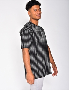 เสื้อเชิ้ตแขนสั้นคอวีพิมพ์ลายตัวอักษรสีดำสำหรับผู้ชาย ผ้าฝ้าย 100% ระบายอากาศได้ดี เหมาะสำหรับใส่ในฤดูร้อน - Product Image 3