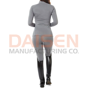 Camiseta de equitación transpirable de alta calidad para mujer, de poliéster y elastano, fabricada en Pakistán, proveedor OEM. - Product Image 3