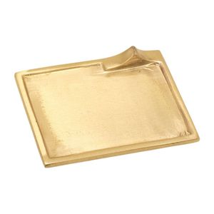 Bandeja de Servicio Dorada de Aluminio de Gran Calidad, Hecha a Mano, para Comida y Bebidas, con Asa, para Mesa de Comedor - Product Image 6