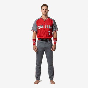 New Custom Sublimation Baseball Uniforms <b>Top</b> Quality Wholesale Baseball Wear New Design Baseball Uniform For Teamwear - Product Image 2