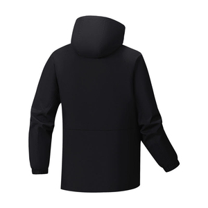 Men's Black Stand Windproof Quilted Varsity Jacket Neon Green <b>Covered</b> <b>Button</b> Casual Winter Waterproof Breathable Front - Product Image 2
