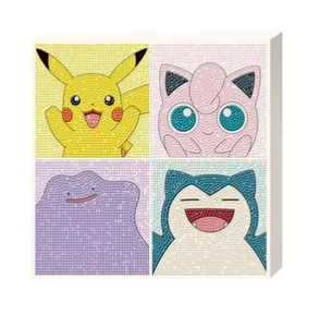 ชุดภาพวาดเพชรโปเกมอนเกาหลี ลายแฮปปี้สไมล์ ขนาด 25x25 ซม. งาน DIY 5D ปักครอสติชเต็มรูปแบบ งานฝีมือสำหรับเด็ก ของสะสม ขายส่ง - Product Image 1