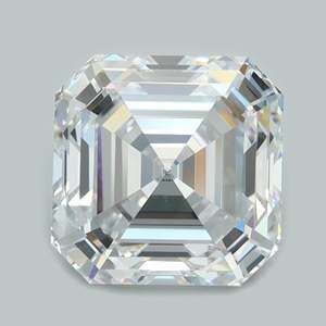 Diamant synthétique CVD taille Asscher, couleur D, pureté VVS/VS, percé au laser, certifié IGI, unique pour l'or - Product Image 2