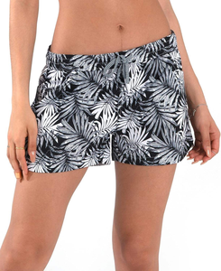 Shorts de Playa para Mujer, de Poliéster, Secado Rápido, Cierre con Cordón, Cintura Media, Estilo Deportivo, Decoración Cruzada, Traje de Baño - Product Image 6