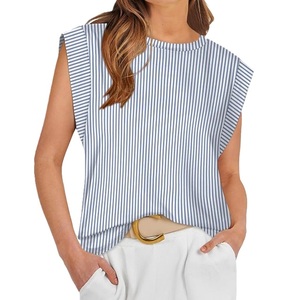 Tank <b>Top</b> Export <b>Women's</b> Solid Color Cotton Comfortable Sleeveless Casual Shirt Soft Breathable Lightweight Summer <b>Top</b> for <b>Women</b> - Product Image 2