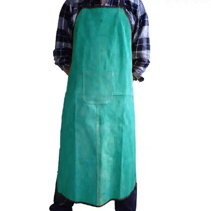 Premium Cowhide Split <b>Leather</b> Welding <b>Apron</b> Adjustable Buckle Heavy Duty Breathable Oil-Resistant Fire Resistant High Quality - Product Image 4