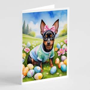 การ์ดอวยพรการล่าไข่อีสเตอร์ขนาดเล็ก A7แปลกๆ8ใบขนาด5x7พร้อมซอง - Product Image 1