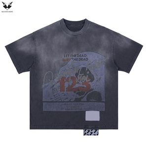 เสื้อยืดผู้ชายทรงสลิมฟิต ผ้าคอตตอน ล้างสีแบบแอซิดวอช แขนสั้น สั่งทำได้ สำหรับธุรกิจ ใส่ในชีวิตประจำวัน และใช้สำหรับงานโปรโมท - Product Image 6