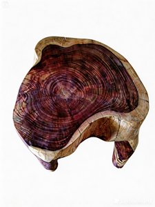 Oferta Especial: Taburetes Otomanos Pequeños de Madera Clásica con Tres Patas, de Tronco de Palisandro Sono, para Cocina, Dormitorio, Sala de Estar y Terraza - Product Image 6