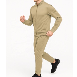 Comfortable High Quality Plus Size Spring Men's Skin Tracksuit 100% Cotton Jogger <b>Set</b> Breathable Quick Dry Training Wear - Product Image 2