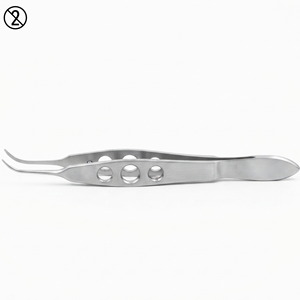 Pinzas de Sutura Oftálmicas Desechables de Titanio Rectas de Alta Calidad, Pinzas de Sutura Microquirúrgicas de un Solo Uso para Cirugía Ocular - Product Image 1