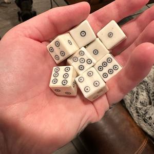 Luxury Natural Bone Polyhedral <b>Dice</b> <b>Set</b> 7-Piece Artisan Durable & Eco-Friendly for RPG Tabletop Board Games Tradebyd - Product Image 1