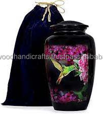 Venta caliente de alta calidad hermoso diseño latón adultos urnas de cremación para cenizas urnas hechas a mano urnas funerarias - Product Image 2