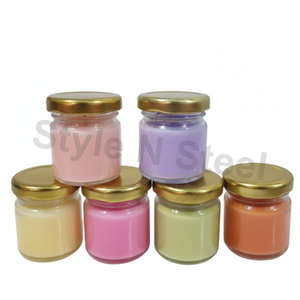 Bougie STANDARD AMBERJAR en cire de soja, support en verre pour bougie chauffe-plat, pour la décoration de la maison - Noël, Pâques, Anniversaire et Saint-Valentin - Product Image 3