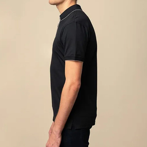 Chemises polo pour hommes personnalisées, vêtements décontractés, vente chaude, couleur unie, respirantes, nouveau design - Product Image 6