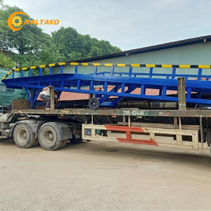 Premium 15T Capacity Mobile Yard Ramp 16000mm Length 1.9m Lift Height Wide Deck for Heavy Containers and XL Forklifts - Product Image 1