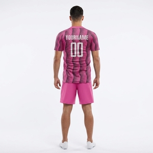 ชุดเสื้อฟุตบอลแบบครอบครัว ชุดยูนิฟอร์มฟุตบอลสั่งทำพิเศษ ผ้าโพลีเอสเตอร์ 100% ระบายเหงื่อได้ดี แห้งเร็ว เหมาะสำหรับการฝึกซ้อม - Product Image 4