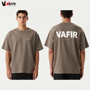 T-shirt Homme Oversize à Manches Courtes en Jersey 100% Coton avec Logo Personnalisé sur le Devant, Tissu 200g, Écologique, Séchage Rapide, Impression - Product Image 2
