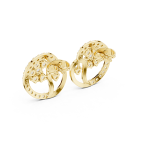 Pendientes de Diamantes con Baño de Oro de 18K de la Mejor Calidad, Elegantes para Uso Diario y Fiestas, Regalo de Joyería para Mujer, Precio Competitivo - Product Image 4