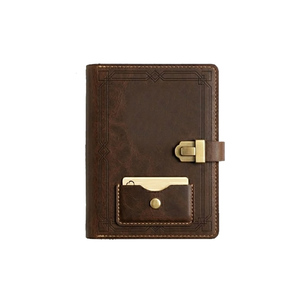 Luxury Leather <b>Journal</b> Notebook with Custom Logo | Hardcover Diary Planner Refillable <b>Writing</b> Book for Business Travel & Gifts - Product Image 2