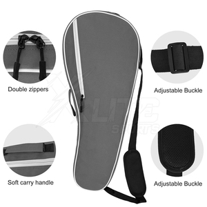 Sac de raquette de tennis personnalisé, imperméable, capacité 30-40L, tissu polyester lisse, confortable, respirant, fermeture éclair, 7 - Product Image 4