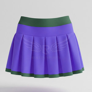 Uniforme Deportivo de Color Sólido, Transpirable, de Poliéster, para Animadoras, de Secado Rápido, Colores y Logotipo Personalizables, en Venta - Product Image 6