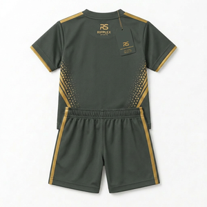 Conjunto deportivo corto para niños de uso diario que combina comodidad, calidad, flexibilidad y estilo moderno para niños energéticos, ropa informal. - Product Image 2
