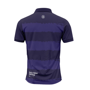 เสื้อโปโลผู้ชายผ้าโพลีเอสเตอร์ปักโลโก้ตามสั่ง ระบายอากาศ แห้งเร็ว แขนสั้น สวมใส่สบาย เหมาะสำหรับธุรกิจ กอล์ฟ ขายส่ง รับผลิตแบบ OEM - Product Image 4