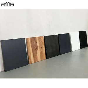 Moderno apartamento gabinete muebles al por mayor MDF melamina/Pintura/PET doble panel plano puertas cocina montado en la pared gabinetes superiores - Product Image 6