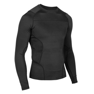 Men Compression Shirt Muscle Fit <b>Athletic</b> Sportswear Top with Moisture Wicking Quick Dry Fabric Comfortable Stretch Design - Product Image 4