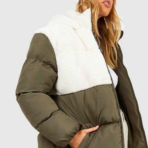 Women Fashion Winter Puffer Jacket Hooded Quilted <b>Bubble</b> <b>Coat</b> Long Sleeve Zip Up Casual Outdoor Warm Outerwear 2026 - Product Image 6