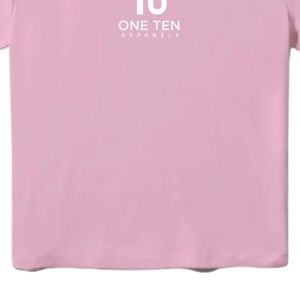 Camiseta Corta para Mujer en Color Rosa Flor de Cerezo, Algodón Suave, Corte Ajustado, Manga Corta, Estilo Casual, Básica - Product Image 3