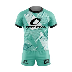 ชุดยูนิฟอร์มรักบี้ราคาโรงงานขายส่ง ปี 2026 ผู้ผลิตมืออาชีพ ชุดกีฬาสั่งทำพิเศษ กางเกงขาสั้นแห้งเร็ว 100% โพลีเอสเตอร์ - Product Image 1