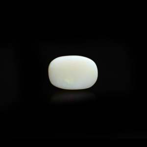 Natural Larimar Amber Opal Loose Gemstone 7.5 Carat Pear Oval Shape for Fine Jewelry - Product Image 2